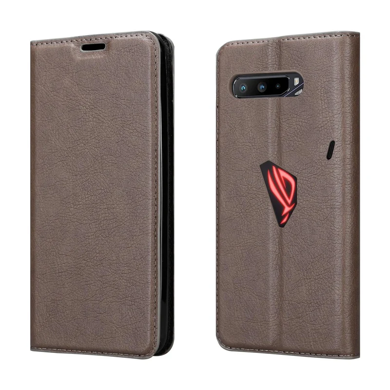 Cadorabo Hülle kompatibel mit Asus ROG Phone 3 Schutzhülle mit Magnetverschluss, Standfunktion und Kartenfach