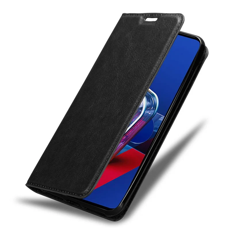 Cadorabo Hülle kompatibel mit Asus ZenFone 7 Schutzhülle mit Magnetverschluss, Standfunktion und Kartenfach