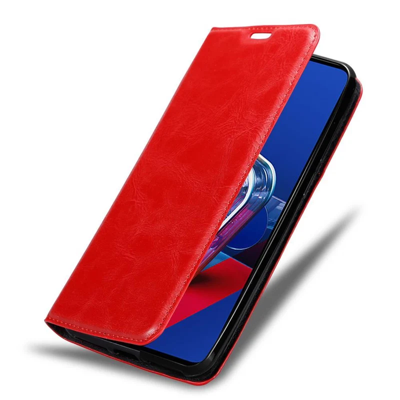 Cadorabo Hülle kompatibel mit Asus ZenFone 7 Schutzhülle mit Magnetverschluss, Standfunktion und Kartenfach