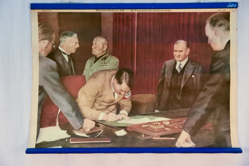 Wendbares Bildungsposter aus dem Deutschland der 50er Jahre