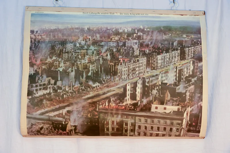 Wendbares Bildungsposter aus dem Deutschland der 50er Jahre