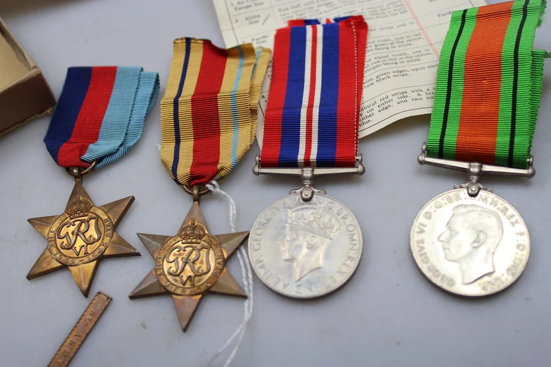 Britische Medaillen aus dem 2. Weltkrieg