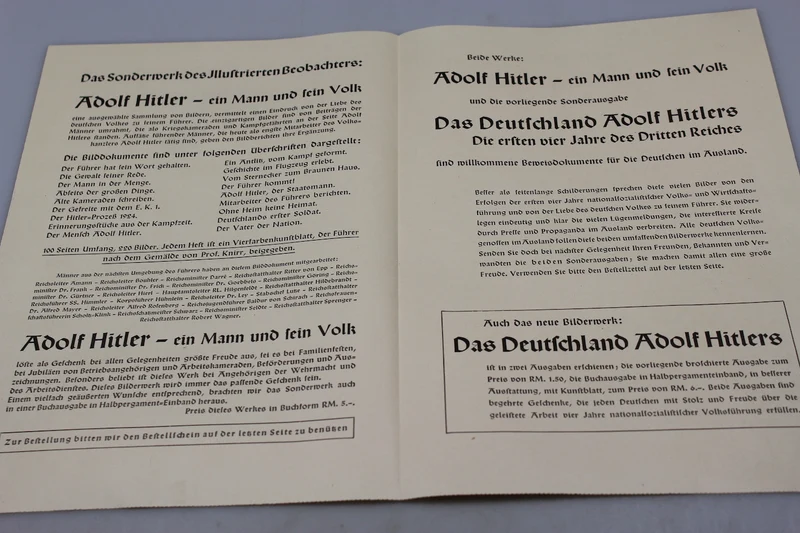 Broschüre "Illustrierter Beobachter"
