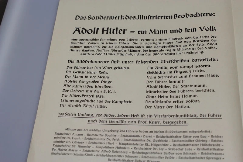 Broschüre "Illustrierter Beobachter"