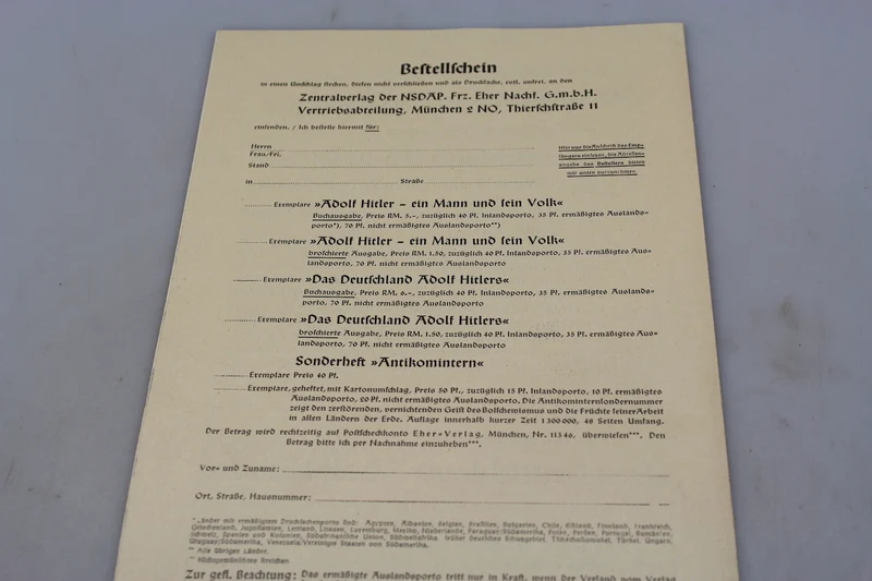 Broschüre "Illustrierter Beobachter"