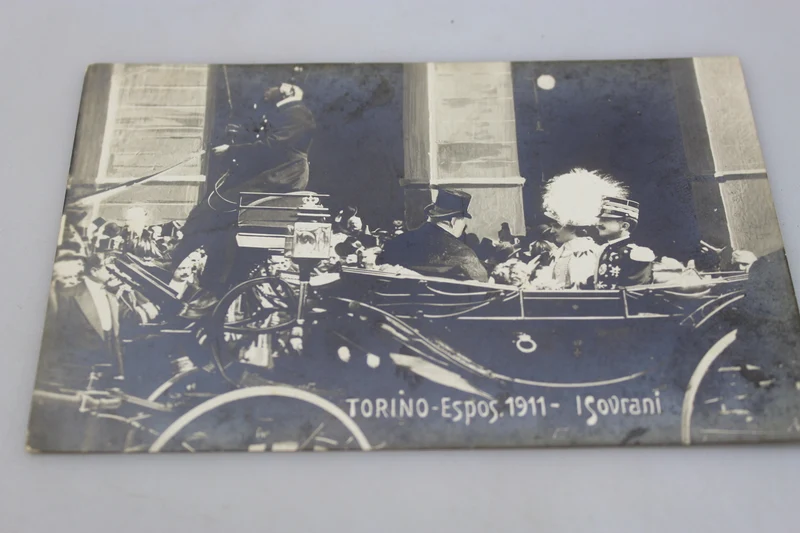 Postkarten Turin 1911 König und Königin