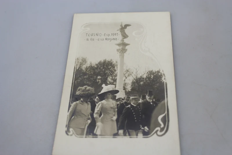 Postkarten Turin 1911 König und Königin