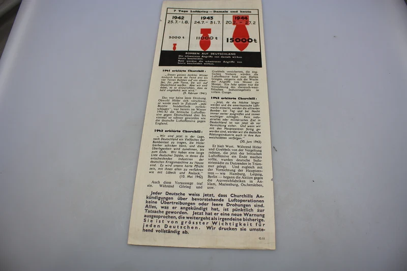 Propagandaflyer aus dem 2