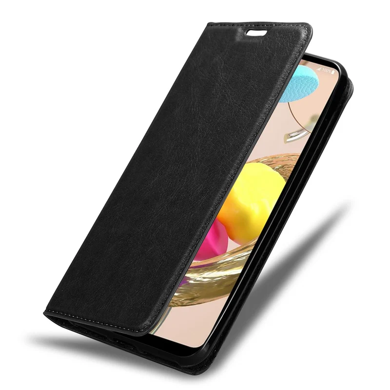 Cadorabo Hülle kompatibel mit LG K42 Schutzhülle mit Magnetverschluss, Standfunktion und Kartenfach