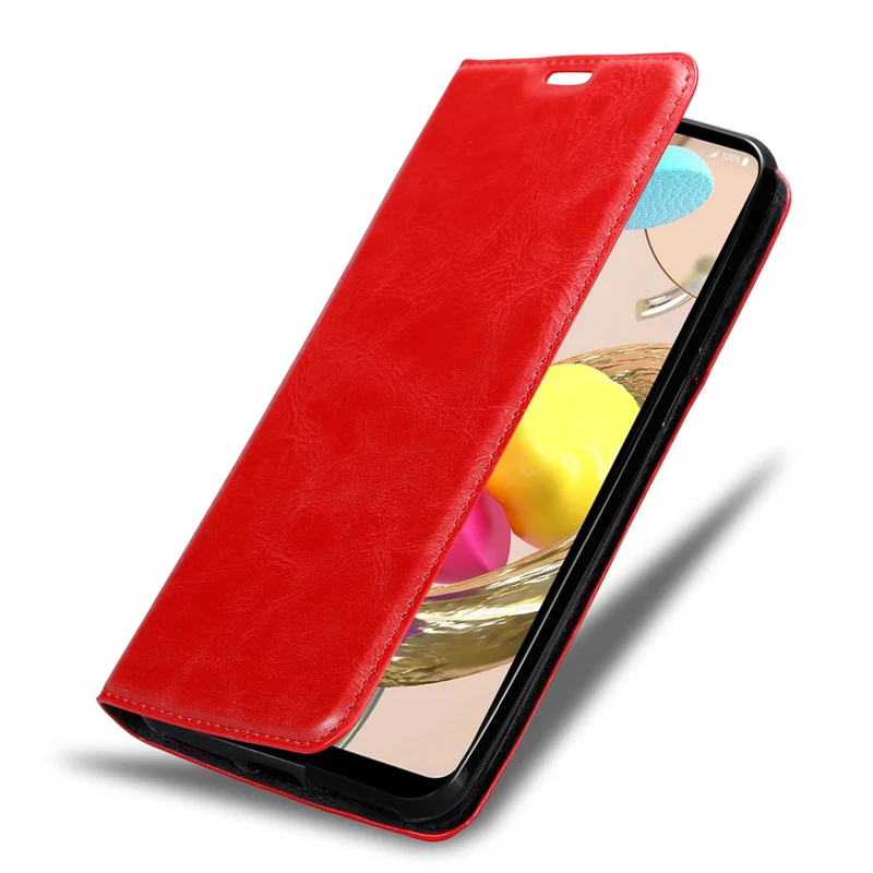 Cadorabo Hülle kompatibel mit LG K42 Schutzhülle mit Magnetverschluss, Standfunktion und Kartenfach