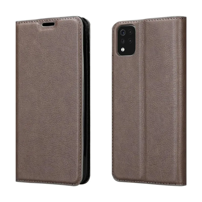 Cadorabo Hülle kompatibel mit LG K42 Schutzhülle mit Magnetverschluss, Standfunktion und Kartenfach