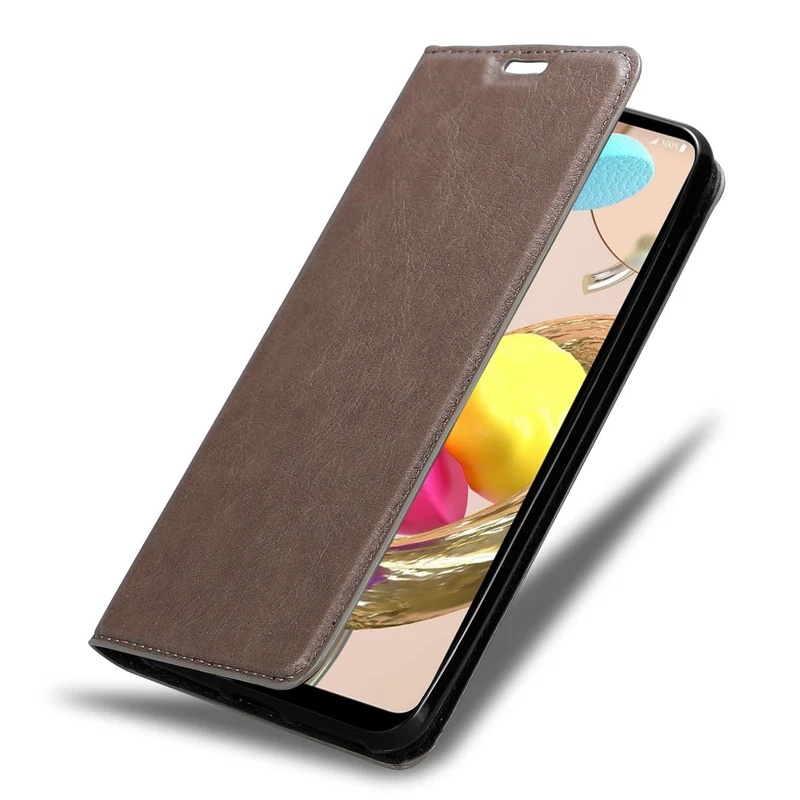 Cadorabo Hülle kompatibel mit LG K42 Schutzhülle mit Magnetverschluss, Standfunktion und Kartenfach