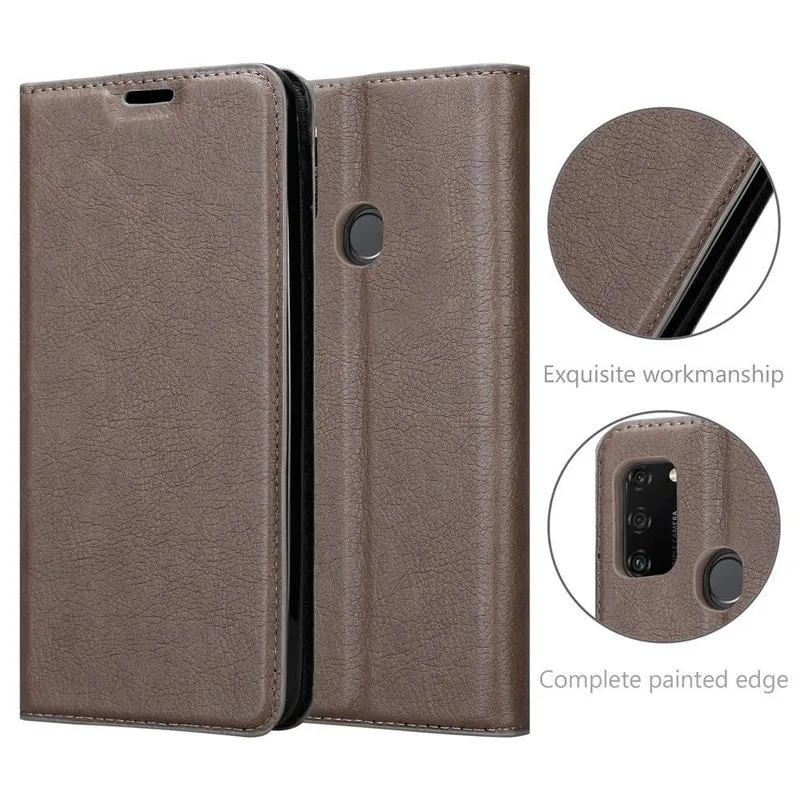 Cadorabo Hülle kompatibel mit Honor 9A Schutzhülle mit Magnetverschluss, Standfunktion und Kartenfach