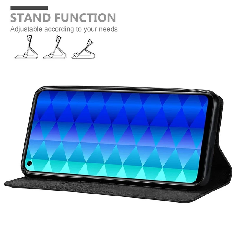 Cadorabo Hülle kompatibel mit Honor 9C Schutzhülle mit Magnetverschluss, Standfunktion und Kartenfach