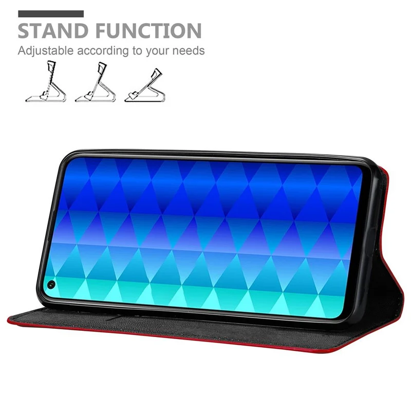 Cadorabo Hülle kompatibel mit Honor 9C Schutzhülle mit Magnetverschluss, Standfunktion und Kartenfach