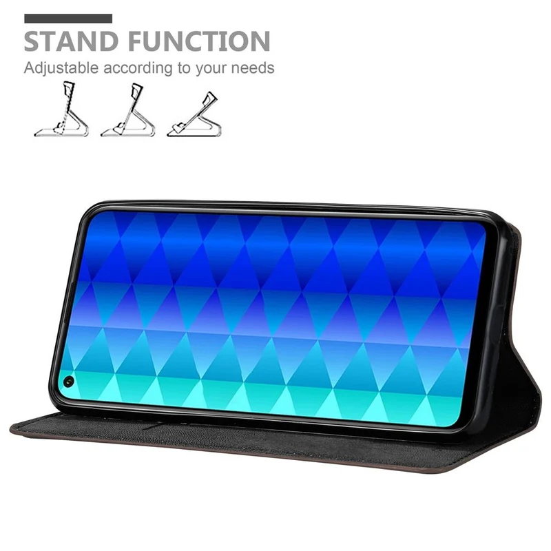 Cadorabo Hülle kompatibel mit Honor 9C Schutzhülle mit Magnetverschluss, Standfunktion und Kartenfach