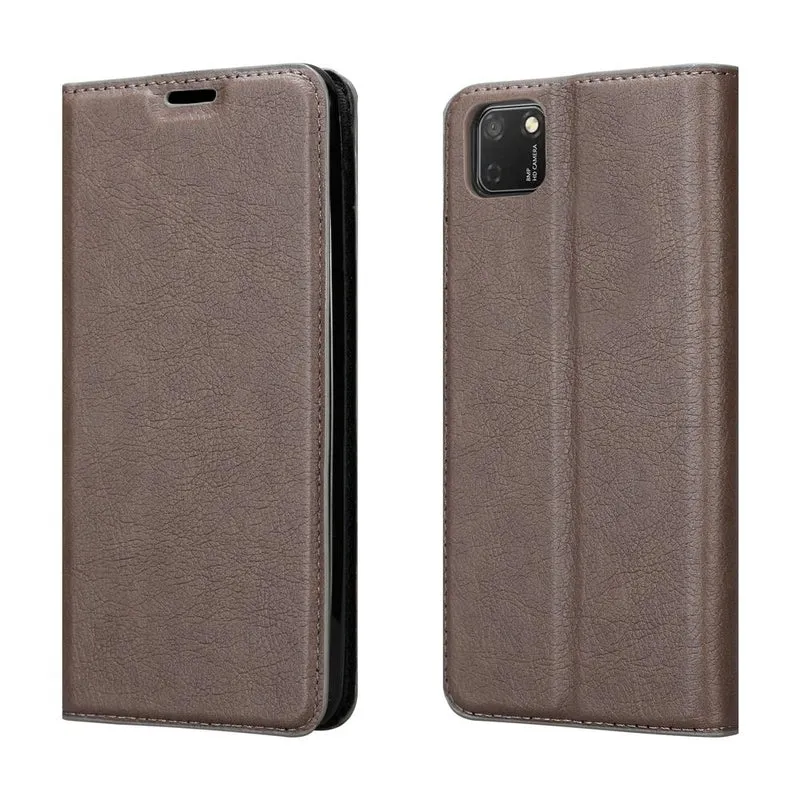 Cadorabo Hülle kompatibel mit Honor 9S / Huawei Y5P Schutzhülle mit Magnetverschluss, Standfunktion und Kartenfach