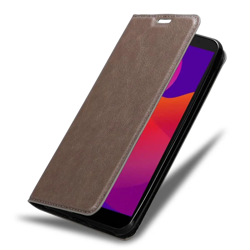 Cadorabo Hülle kompatibel mit Honor 9S / Huawei Y5P Schutzhülle mit Magnetverschluss, Standfunktion und Kartenfach