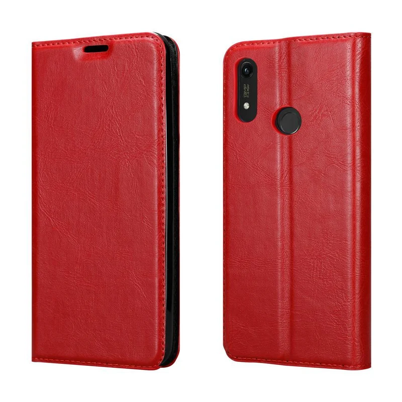 Cadorabo Hülle kompatibel mit Honor 8A PRIME Schutzhülle mit Magnetverschluss, Standfunktion und Kartenfach