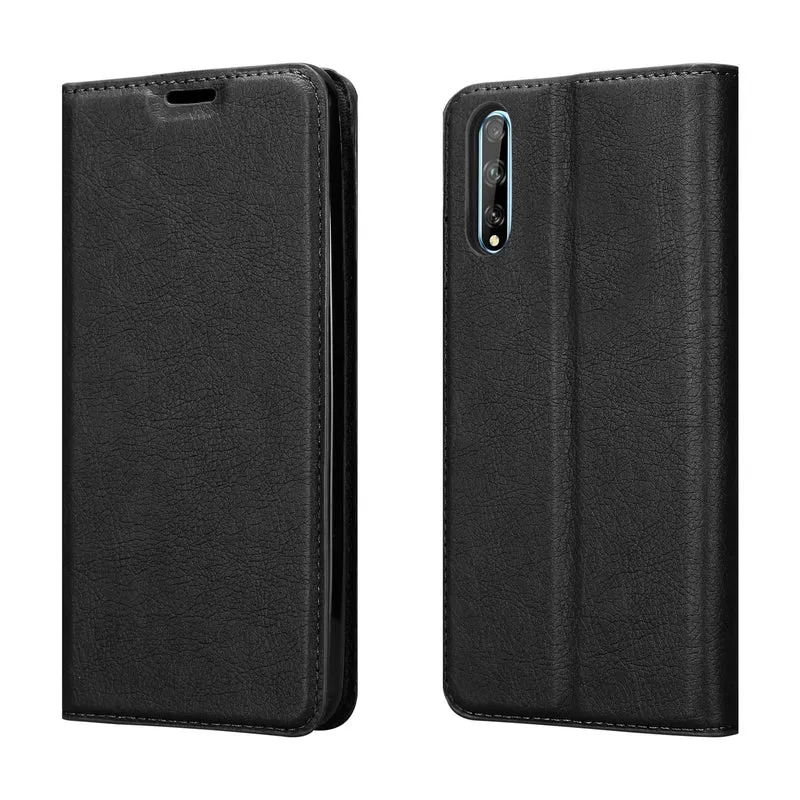 Cadorabo Hülle kompatibel mit Huawei P SMART S Schutzhülle mit Magnetverschluss, Standfunktion und Kartenfach