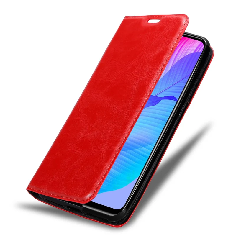 Cadorabo Hülle kompatibel mit Huawei P SMART S Schutzhülle mit Magnetverschluss, Standfunktion und Kartenfach