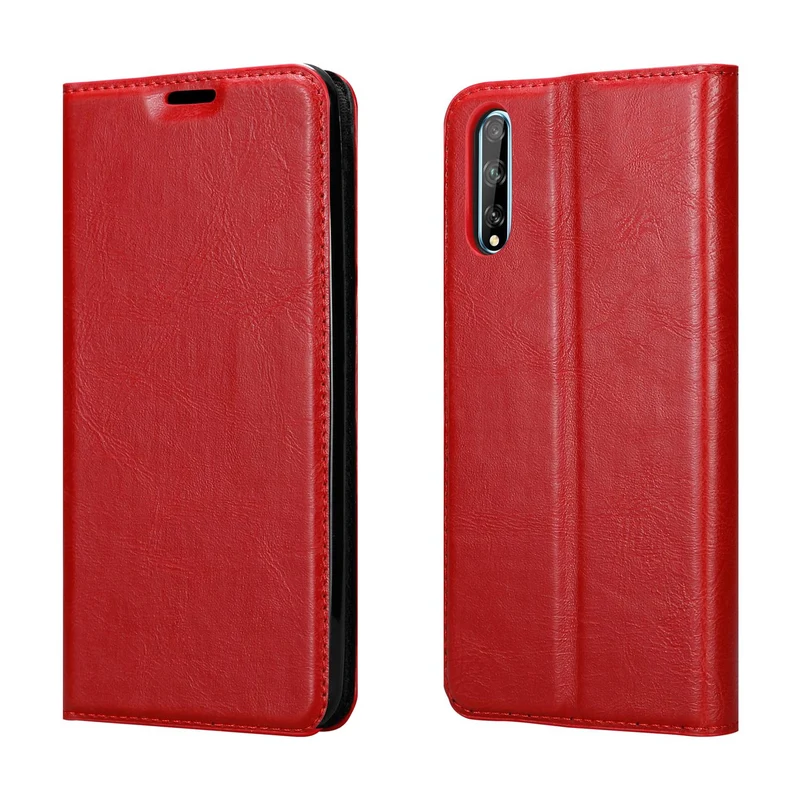 Cadorabo Hülle kompatibel mit Huawei P SMART S Schutzhülle mit Magnetverschluss, Standfunktion und Kartenfach