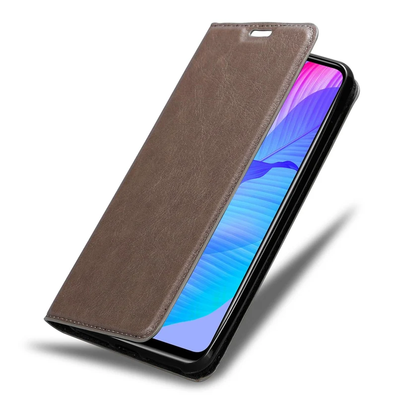 Cadorabo Hülle kompatibel mit Huawei P SMART S Schutzhülle mit Magnetverschluss, Standfunktion und Kartenfach