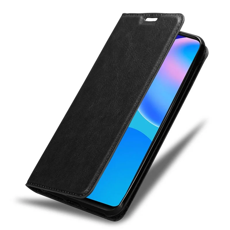 Cadorabo Hülle kompatibel mit Huawei P SMART 2021 Schutzhülle mit Magnetverschluss, Standfunktion und Kartenfach