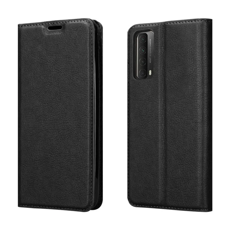 Cadorabo Hülle kompatibel mit Huawei P SMART 2021 Schutzhülle mit Magnetverschluss, Standfunktion und Kartenfach