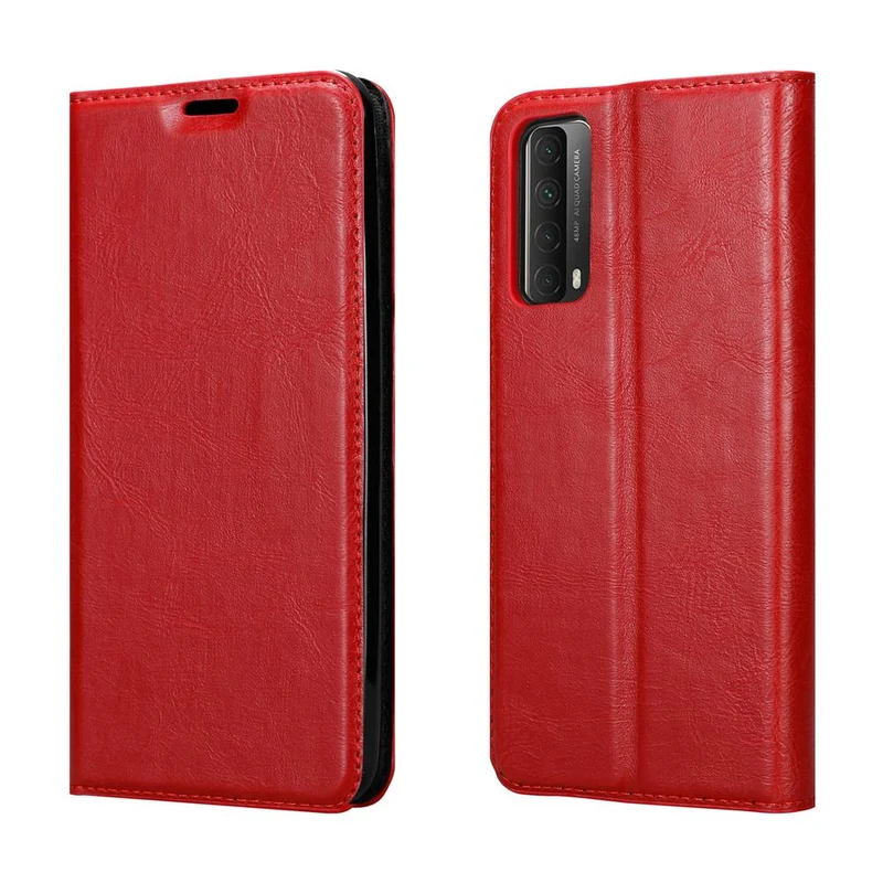 Cadorabo Hülle kompatibel mit Huawei P SMART 2021 Schutzhülle mit Magnetverschluss, Standfunktion und Kartenfach