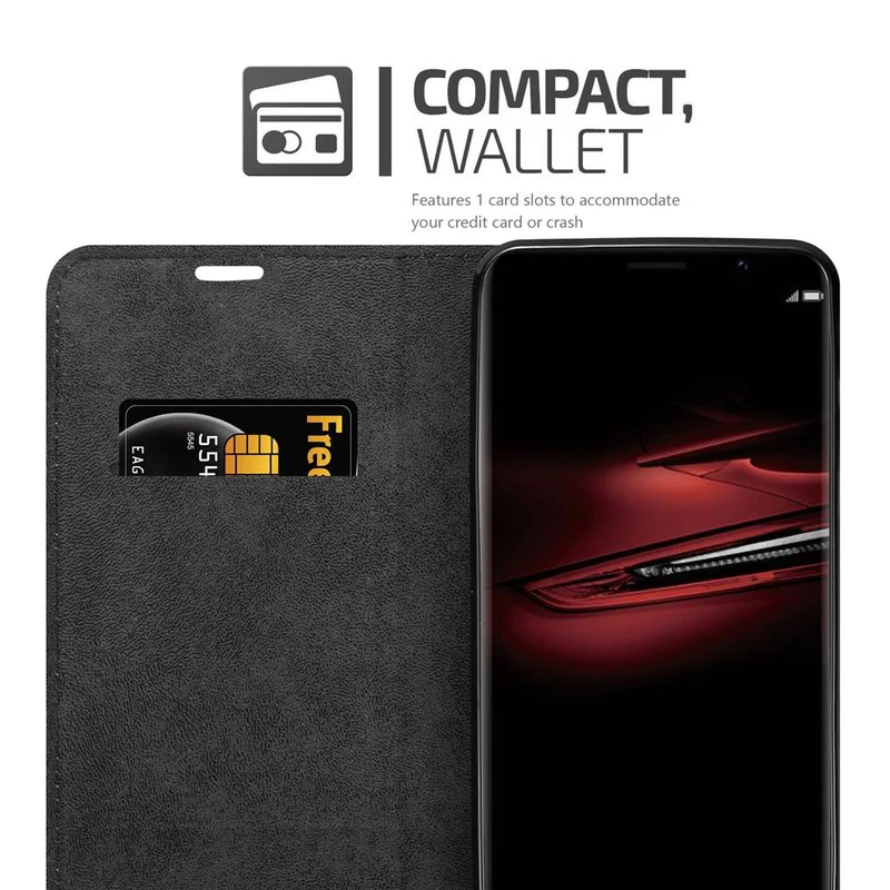 Cadorabo Hülle kompatibel mit Huawei MATE RS Schutzhülle mit Magnetverschluss, Standfunktion und Kartenfach