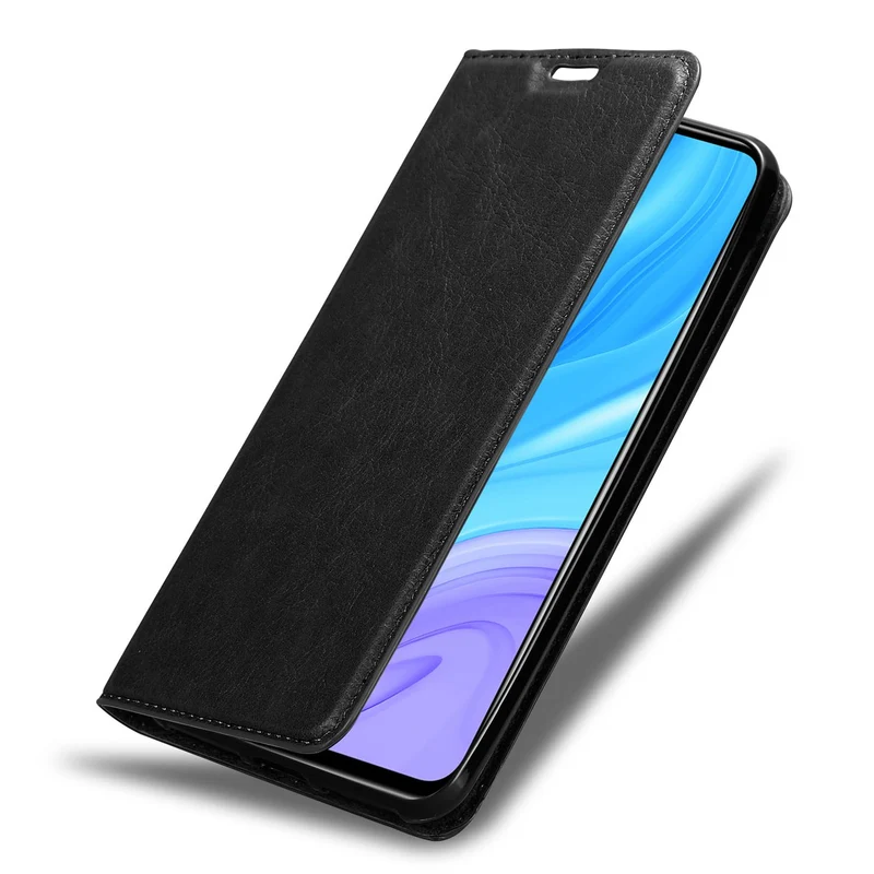 Cadorabo Hülle kompatibel mit Huawei P SMART PRO Schutzhülle mit Magnetverschluss, Standfunktion und Kartenfach