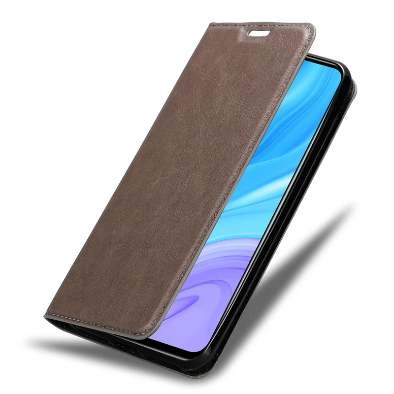 Cadorabo Hülle kompatibel mit Huawei P SMART PRO Schutzhülle mit Magnetverschluss, Standfunktion und Kartenfach
