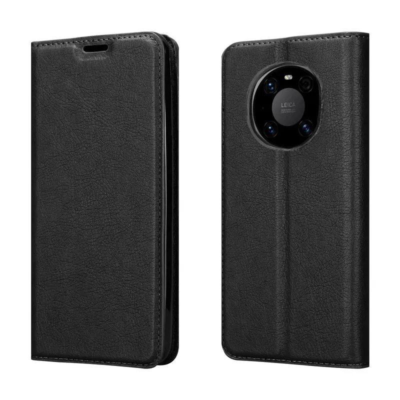 Cadorabo Hülle kompatibel mit Huawei MATE 40 PRO Schutzhülle mit Magnetverschluss, Standfunktion und Kartenfach