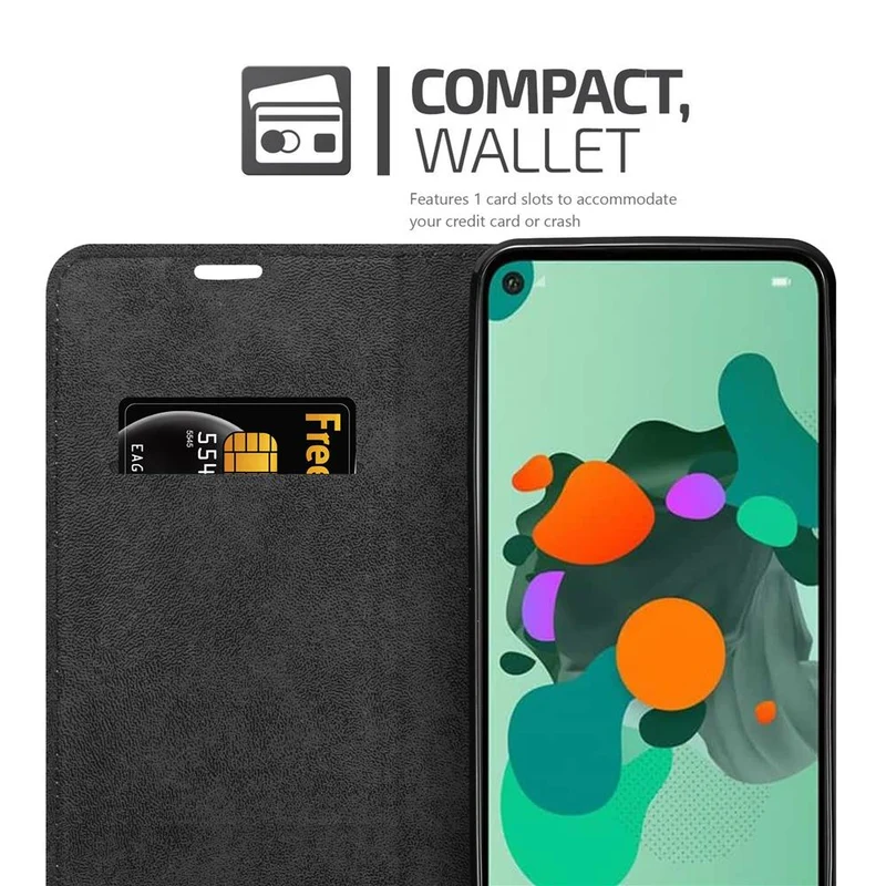 Cadorabo Hülle kompatibel mit Huawei MATE 30 LITE Schutzhülle mit Magnetverschluss, Standfunktion und Kartenfach