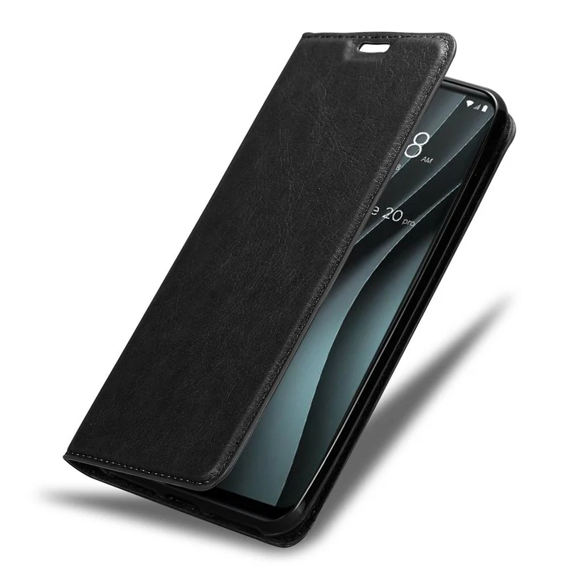 Cadorabo Hülle kompatibel mit HTC Desire 20 PRO Schutzhülle mit Magnetverschluss, Standfunktion und Kartenfach