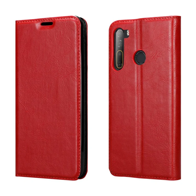 Cadorabo Hülle kompatibel mit HTC Desire 20 PRO Schutzhülle mit Magnetverschluss, Standfunktion und Kartenfach