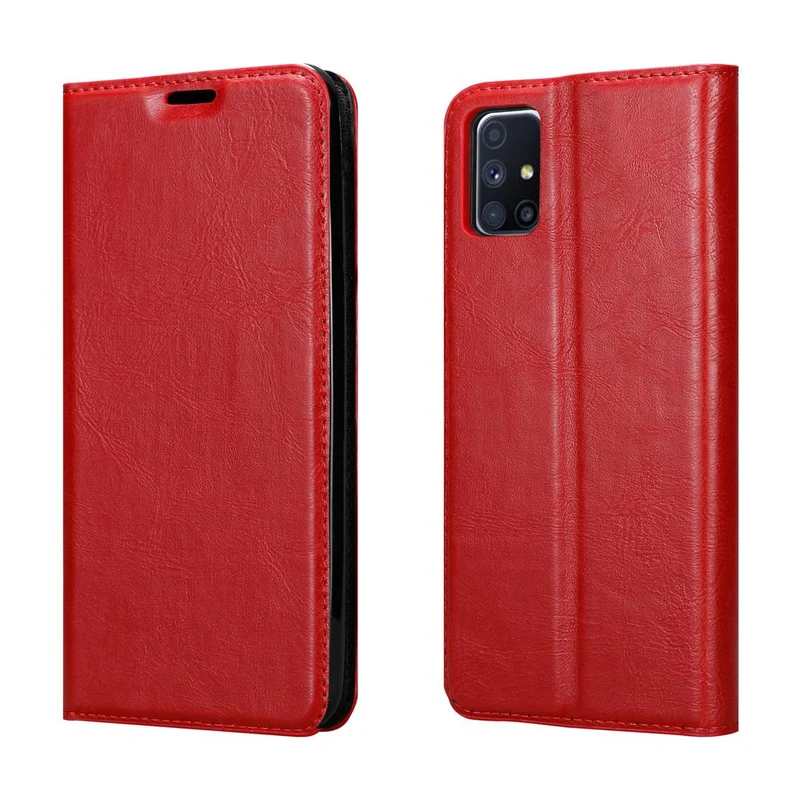 Cadorabo Hülle kompatibel mit Samsung Galaxy M51 Schutzhülle mit Magnetverschluss, Standfunktion und Kartenfach