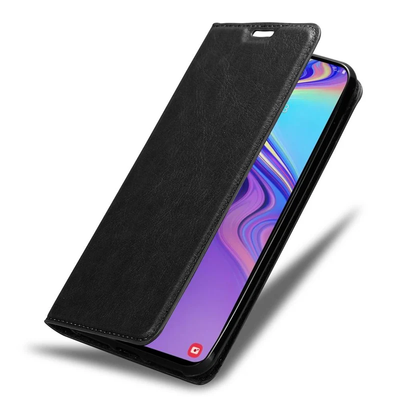 Cadorabo Hülle kompatibel mit Samsung Galaxy M30 / A40s Schutzhülle mit Magnetverschluss, Standfunktion und Kartenfach