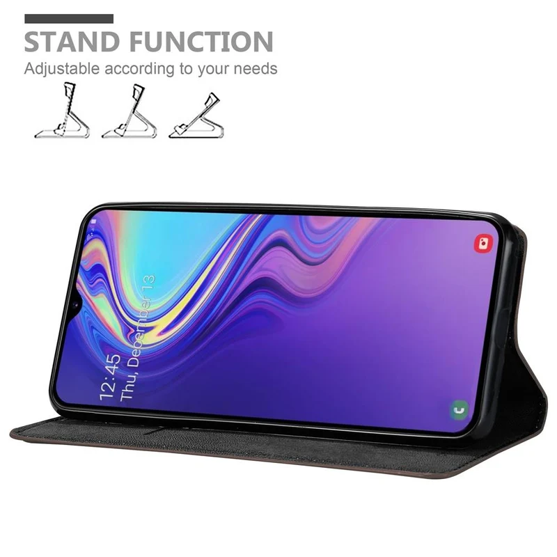 Cadorabo Hülle kompatibel mit Samsung Galaxy M30 / A40s Schutzhülle mit Magnetverschluss, Standfunktion und Kartenfach