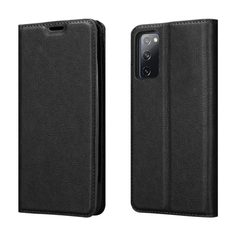 Cadorabo Hülle kompatibel mit Samsung Galaxy S20 FE Schutzhülle mit Magnetverschluss, Standfunktion und Kartenfach