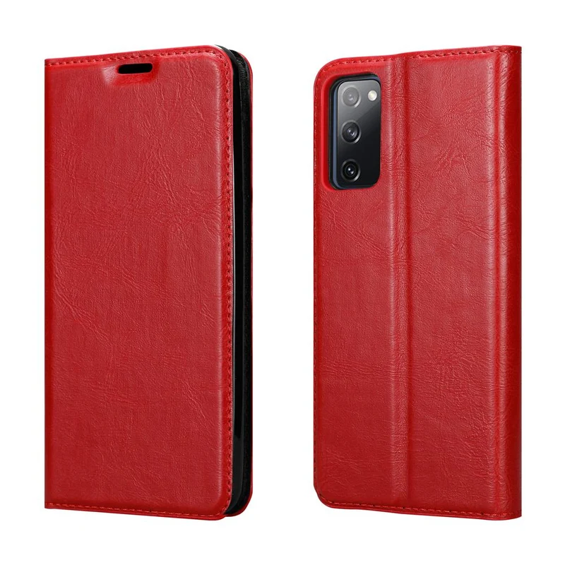 Cadorabo Hülle kompatibel mit Samsung Galaxy S20 FE Schutzhülle mit Magnetverschluss, Standfunktion und Kartenfach