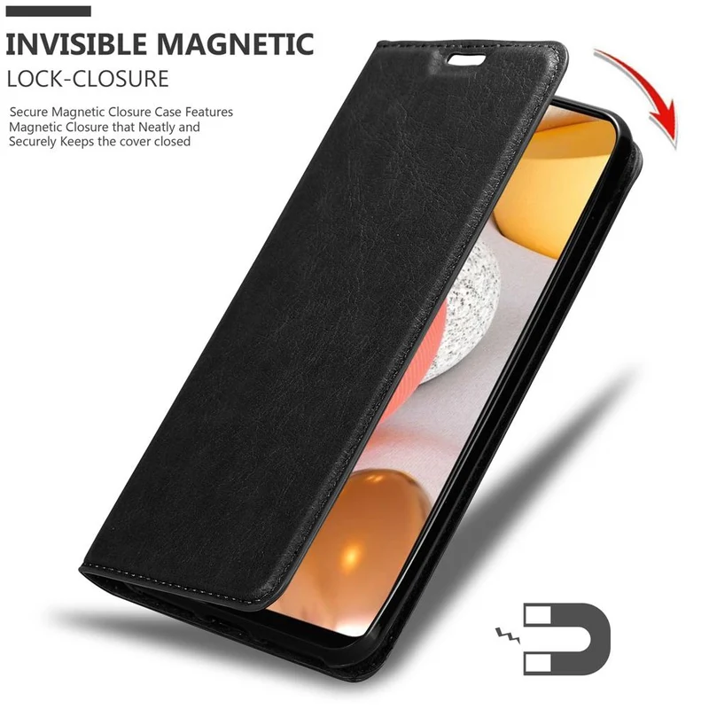 Cadorabo Hülle kompatibel mit Samsung Galaxy A42 4G Schutzhülle mit Magnetverschluss, Standfunktion und Kartenfach