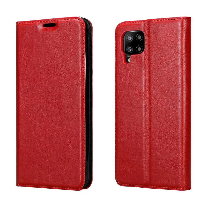 Cadorabo Hülle kompatibel mit Samsung Galaxy A42 4G Schutzhülle mit Magnetverschluss, Standfunktion und Kartenfach