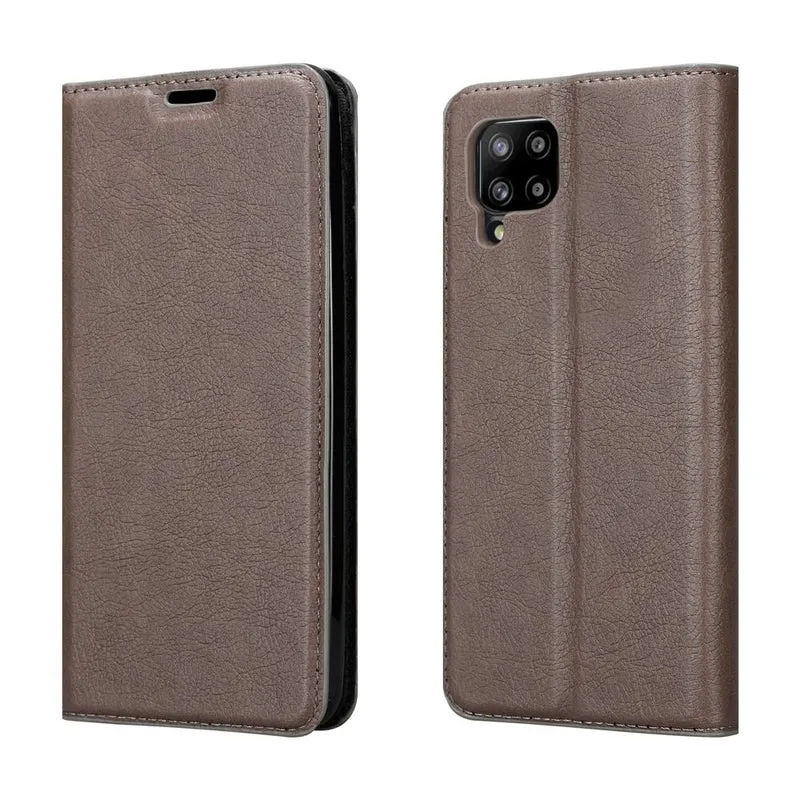 Cadorabo Hülle kompatibel mit Samsung Galaxy A42 4G Schutzhülle mit Magnetverschluss, Standfunktion und Kartenfach