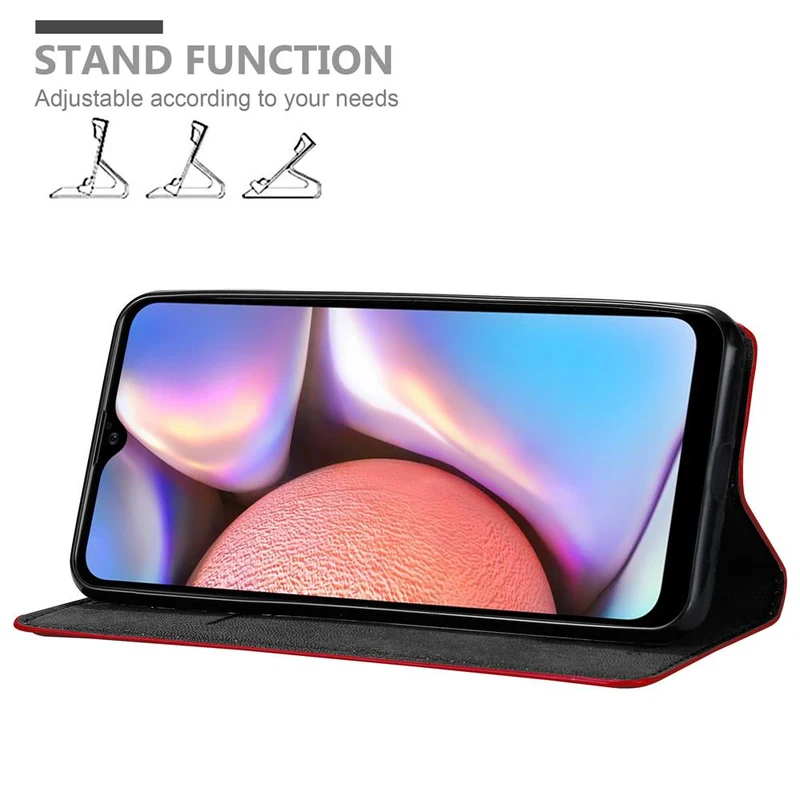 Cadorabo Hülle kompatibel mit Samsung Galaxy A10s / M01s Schutzhülle mit Magnetverschluss, Standfunktion und Kartenfach
