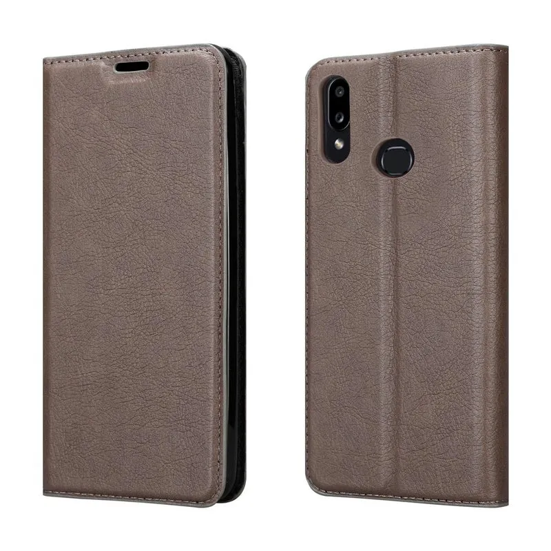 Cadorabo Hülle kompatibel mit Samsung Galaxy A10s / M01s Schutzhülle mit Magnetverschluss, Standfunktion und Kartenfach