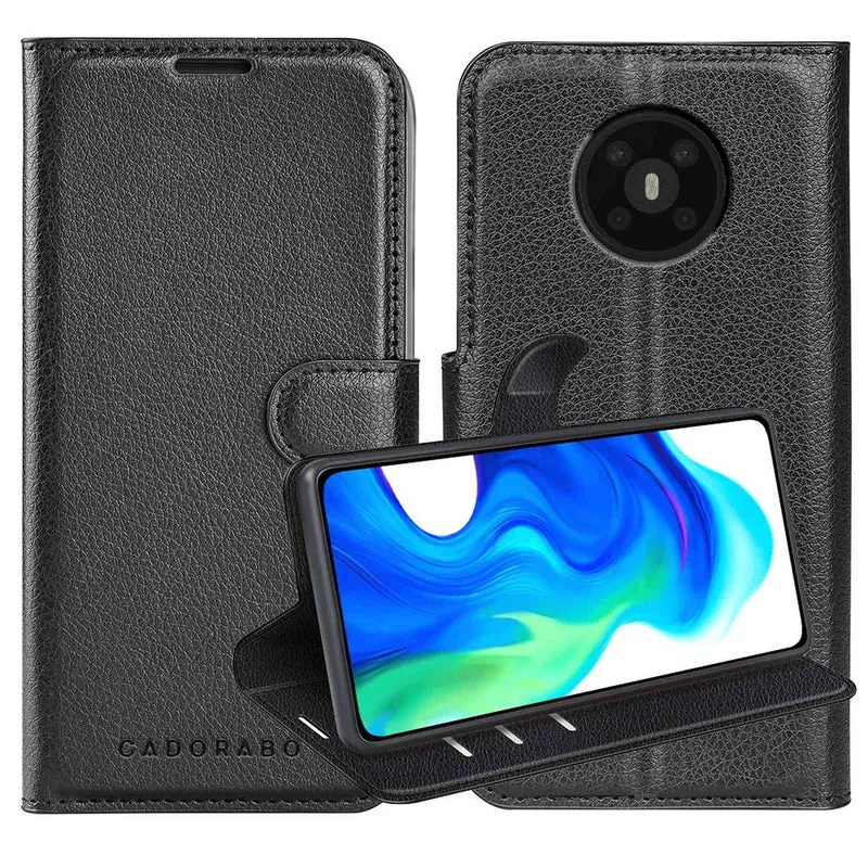 Cadorabo Hülle kompatibel mit Nokia 5,3 Schutzhülle mit Magnetverschluss, Standfunktion und Kartenfach