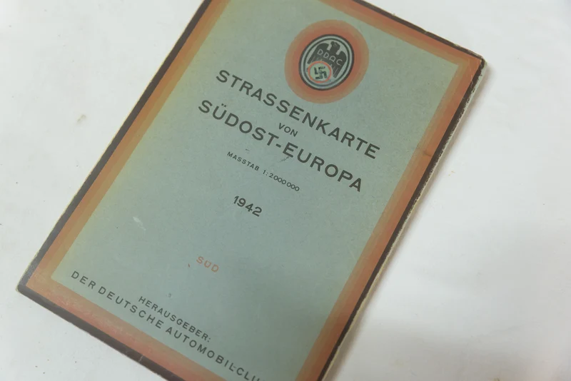 DDAC Straßenkarte - 1942 - Südosteuropa