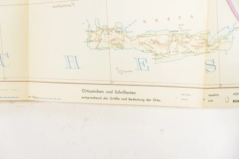 DDAC Straßenkarte - 1942 - Südosteuropa